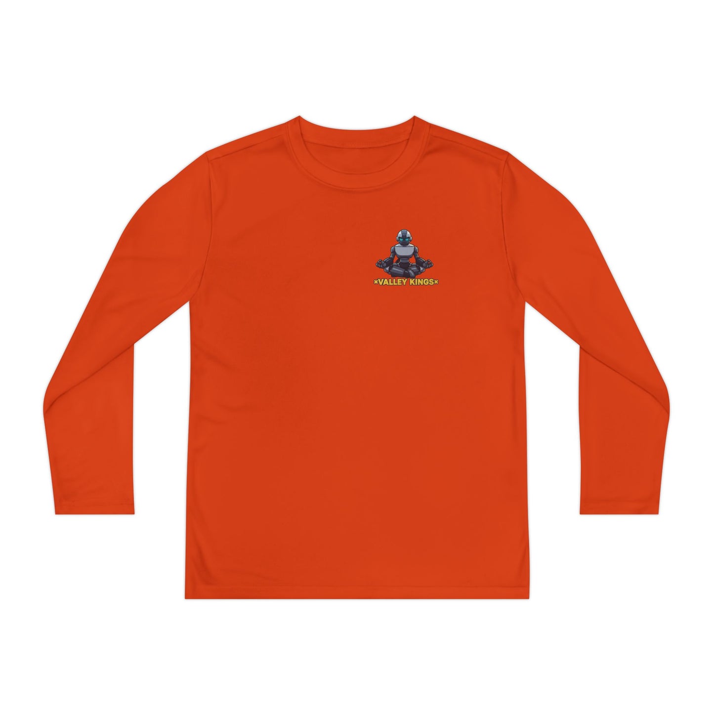 Long Sleeve Tee Robot Ninja Peaceful Meditate