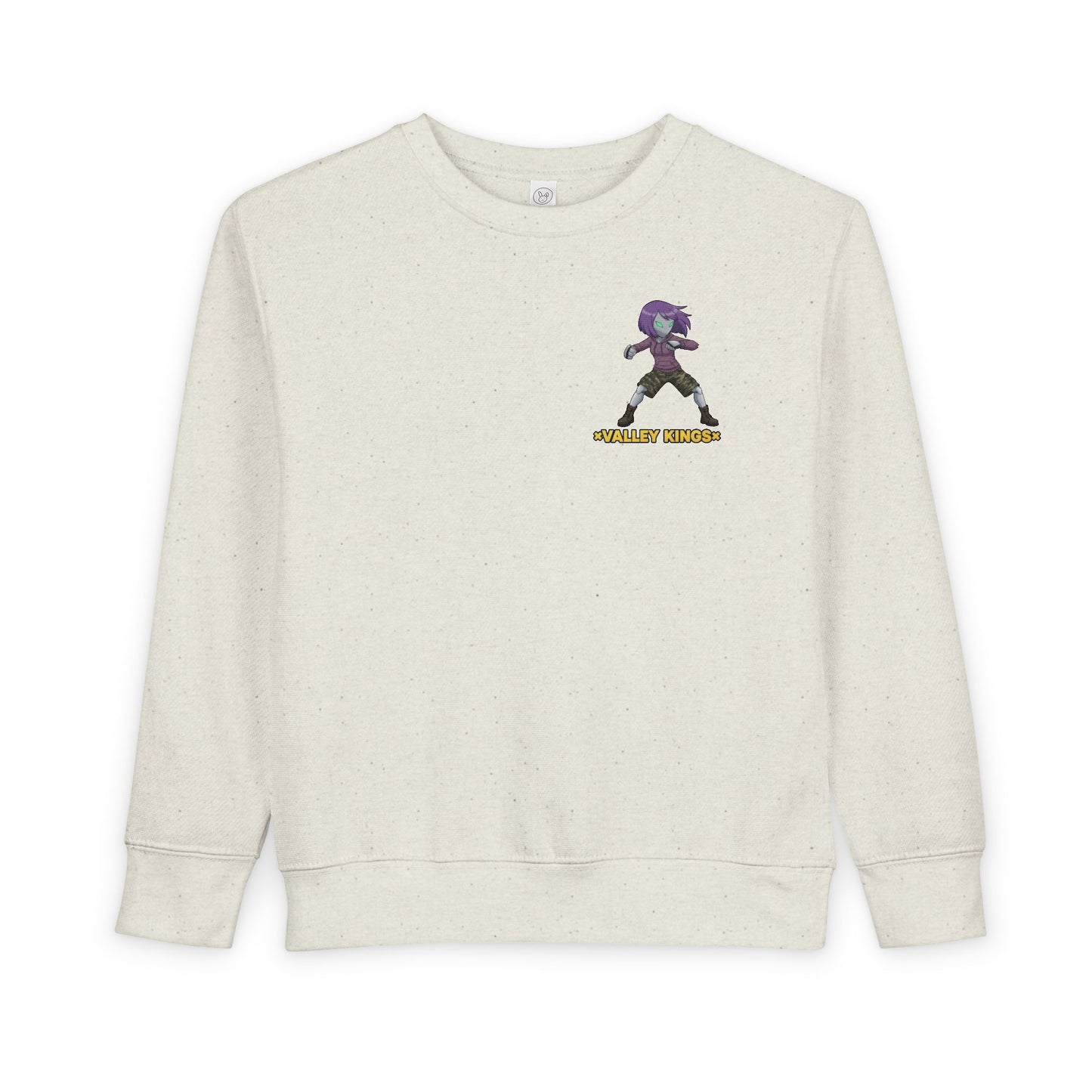 Toddler Sweatshirt - Brave Cygnus Robot Warrior Design