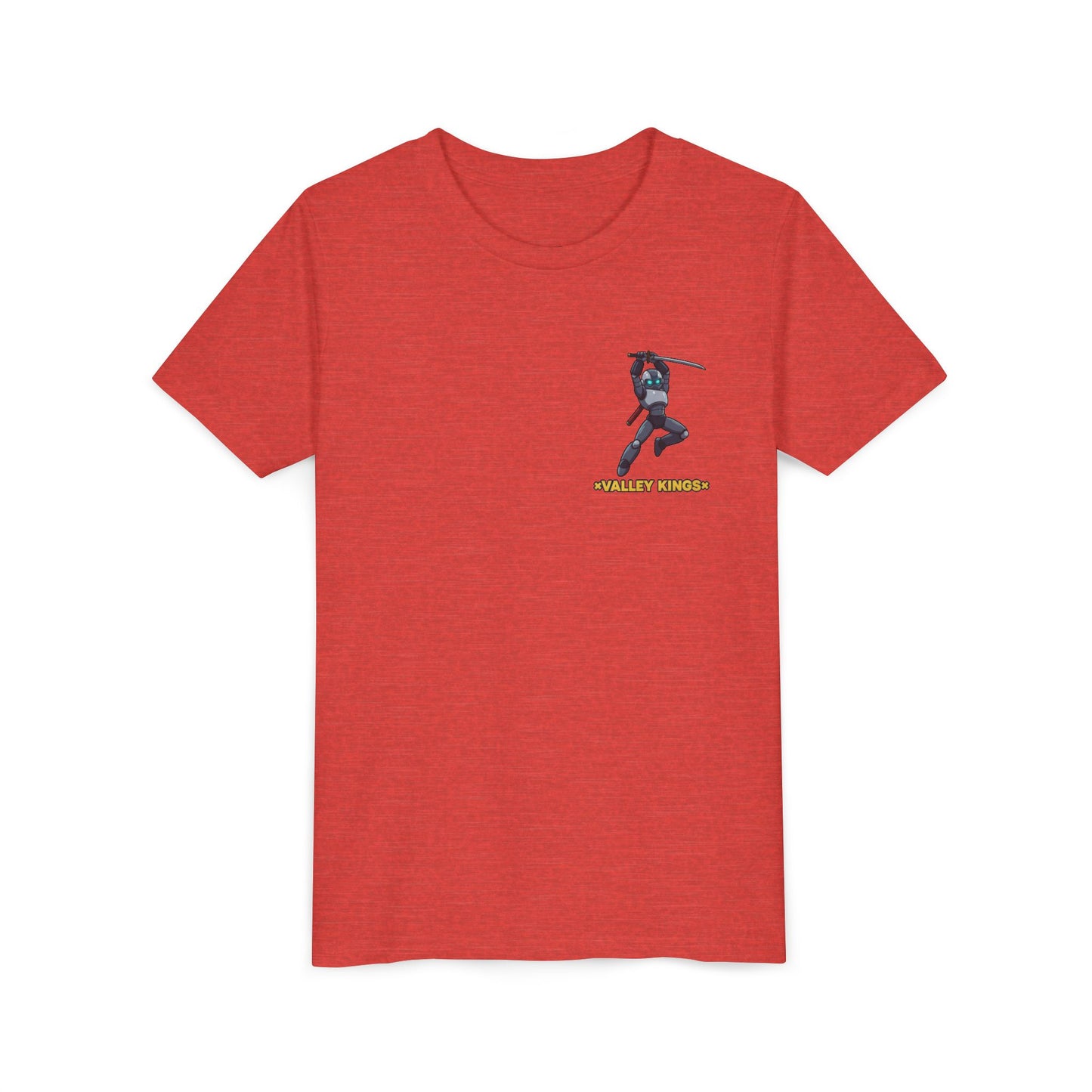 Youth Tee - Rakio 09 Robot Ninja Jumps in Action