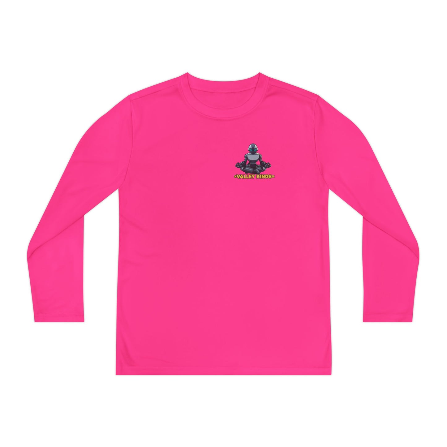 Long Sleeve Tee Robot Ninja Peaceful Meditate