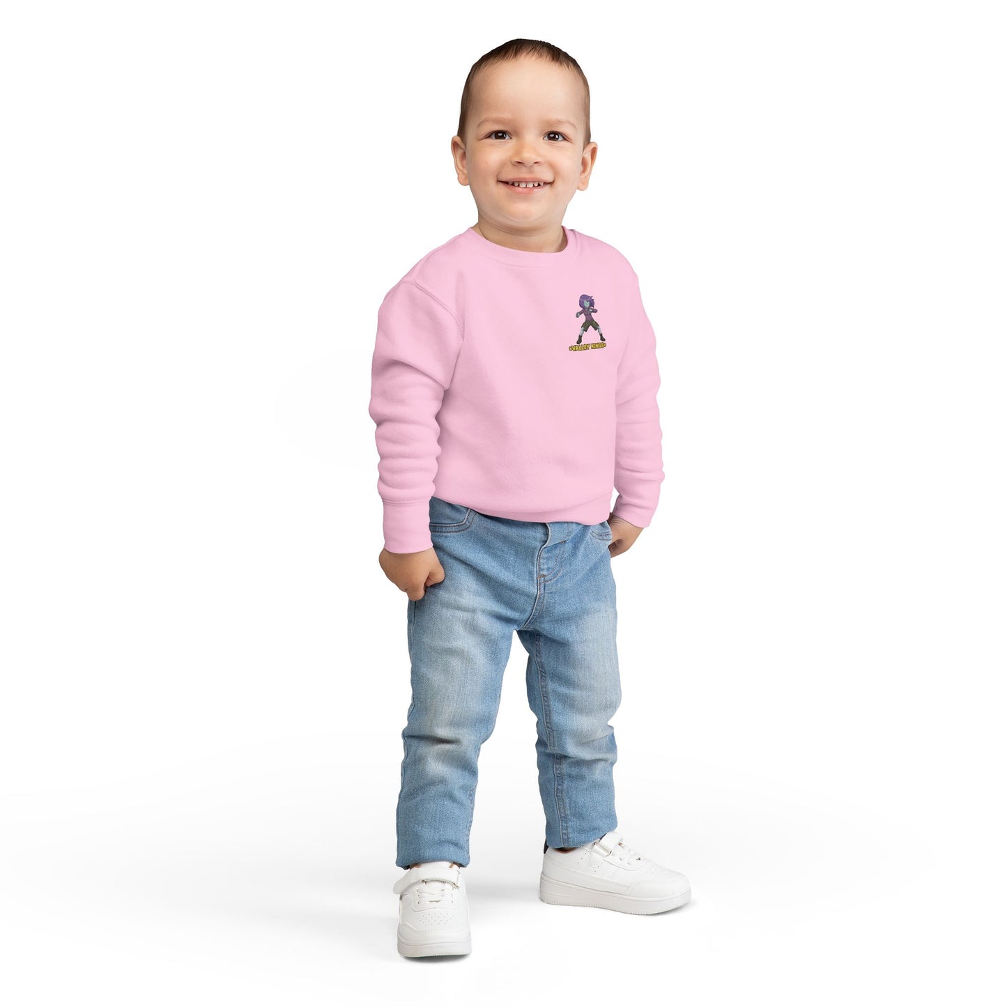 Toddler Sweatshirt - Brave Cygnus Robot Warrior Design