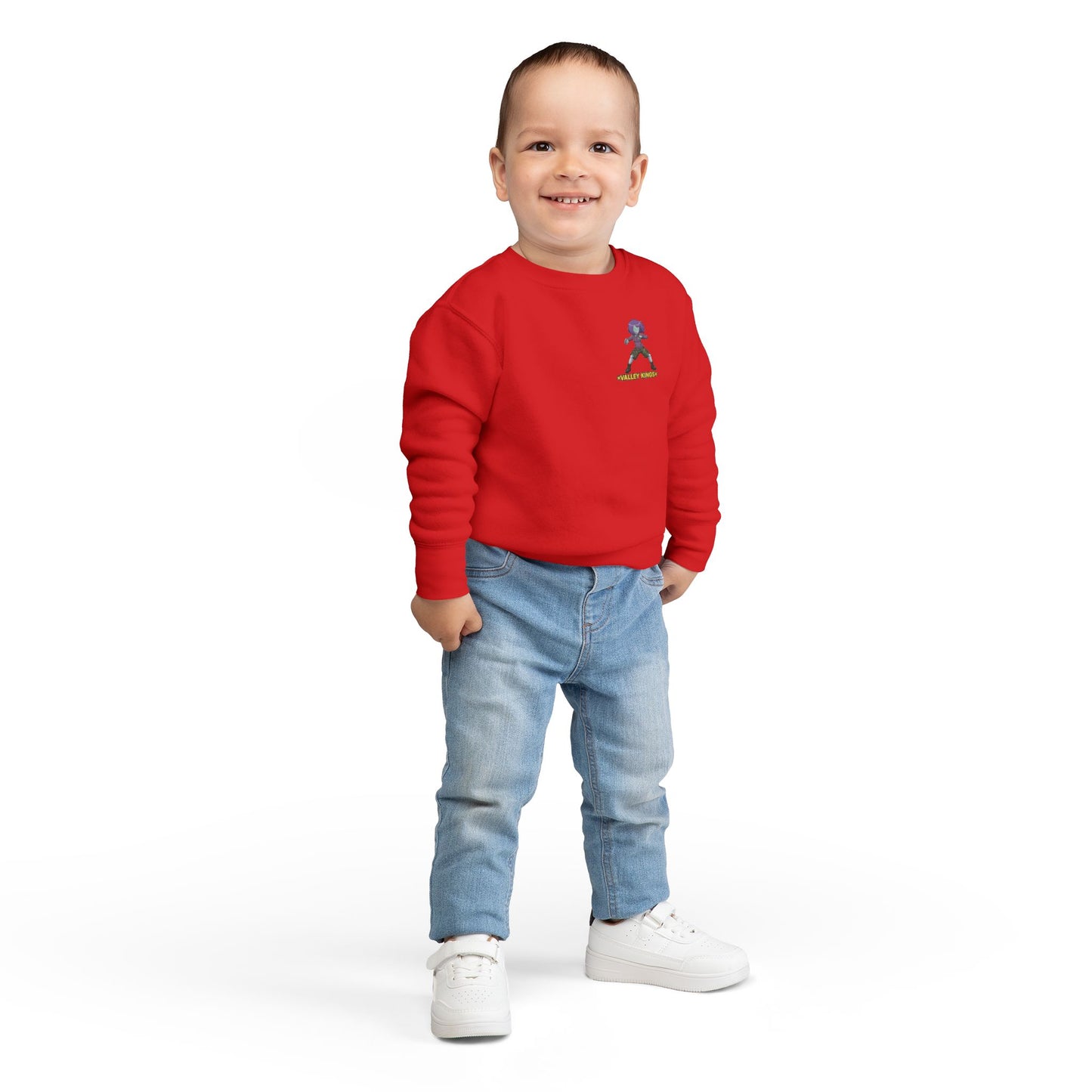 Toddler Sweatshirt - Brave Cygnus Robot Warrior Design