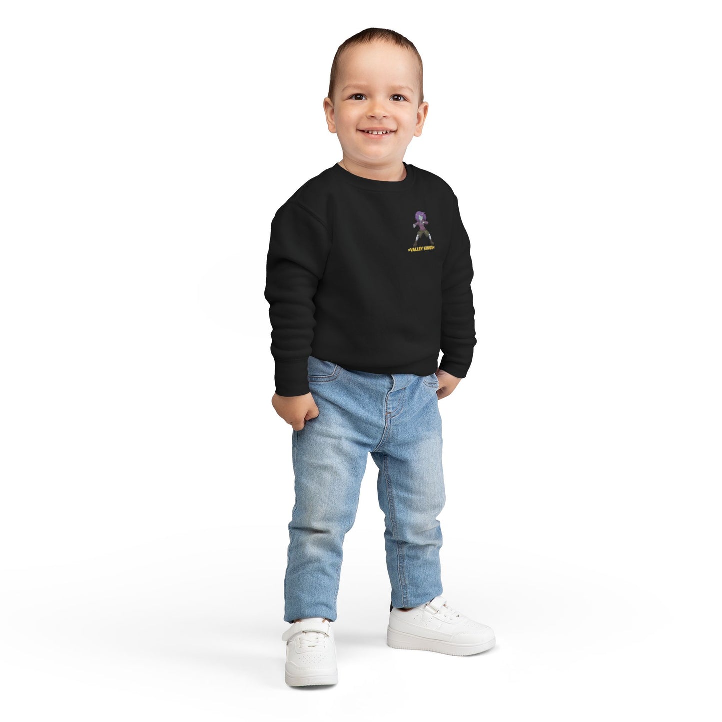 Toddler Sweatshirt - Brave Cygnus Robot Warrior Design