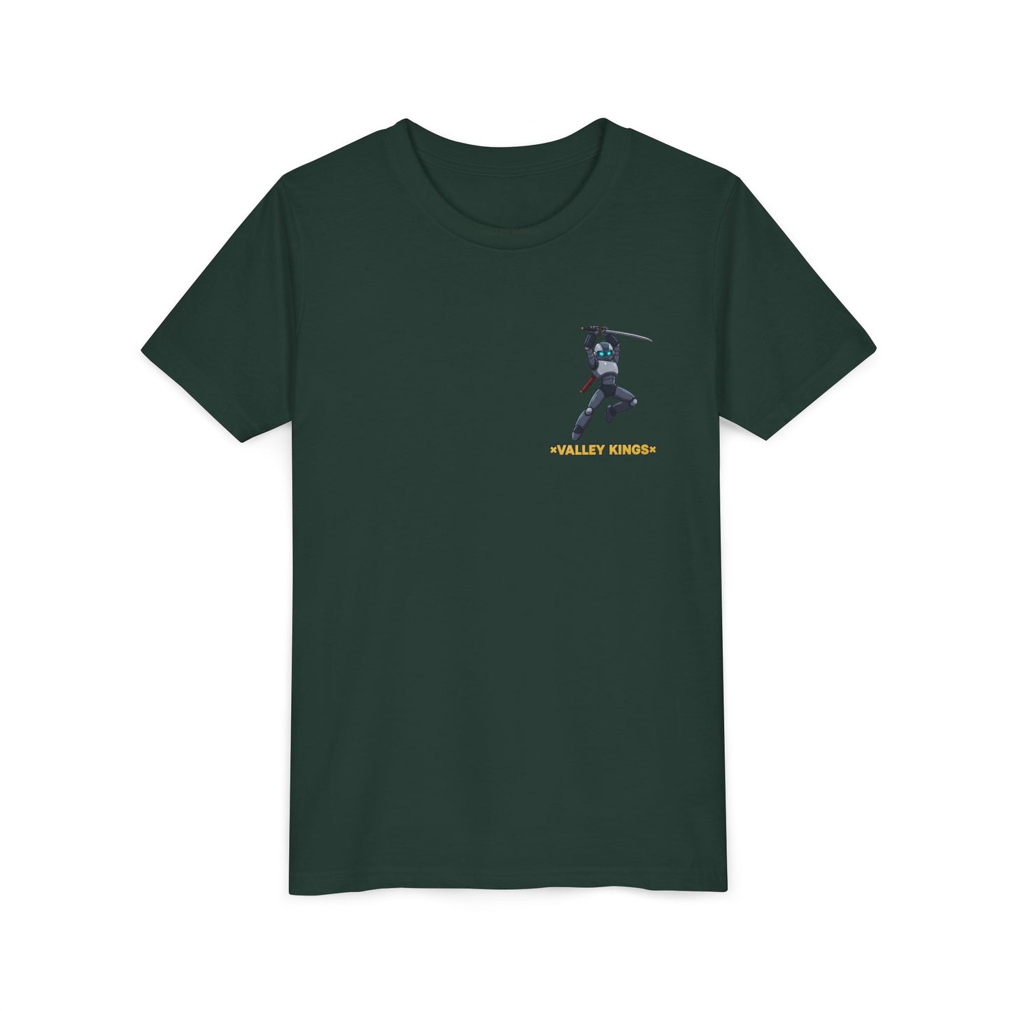Youth Tee - Rakio 09 Robot Ninja Jumps in Action