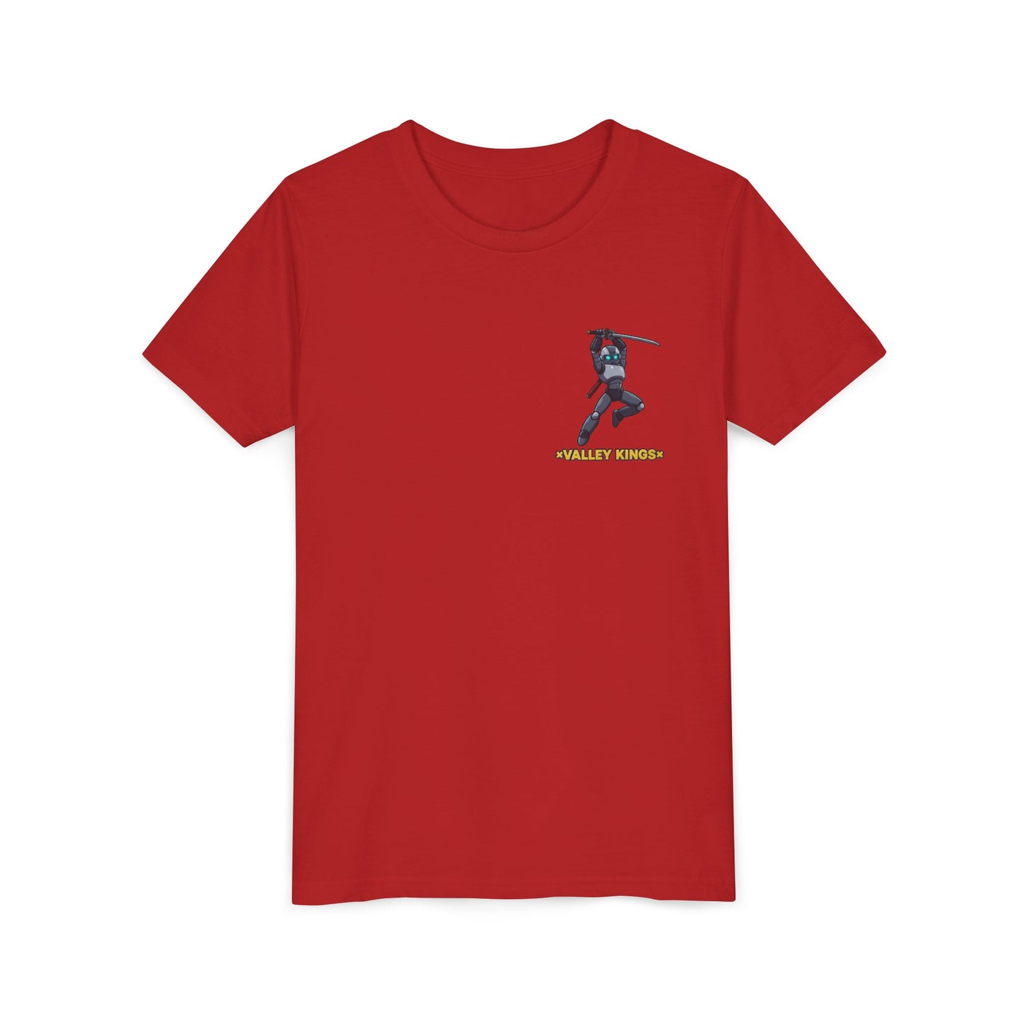 Youth Tee - Rakio 09 Robot Ninja Jumps in Action