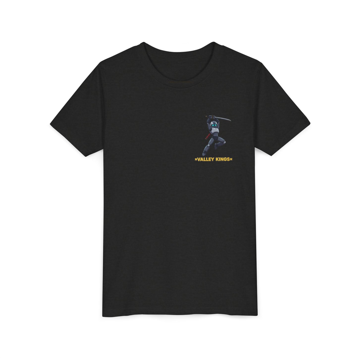 Youth Tee - Rakio 09 Robot Ninja Jumps in Action