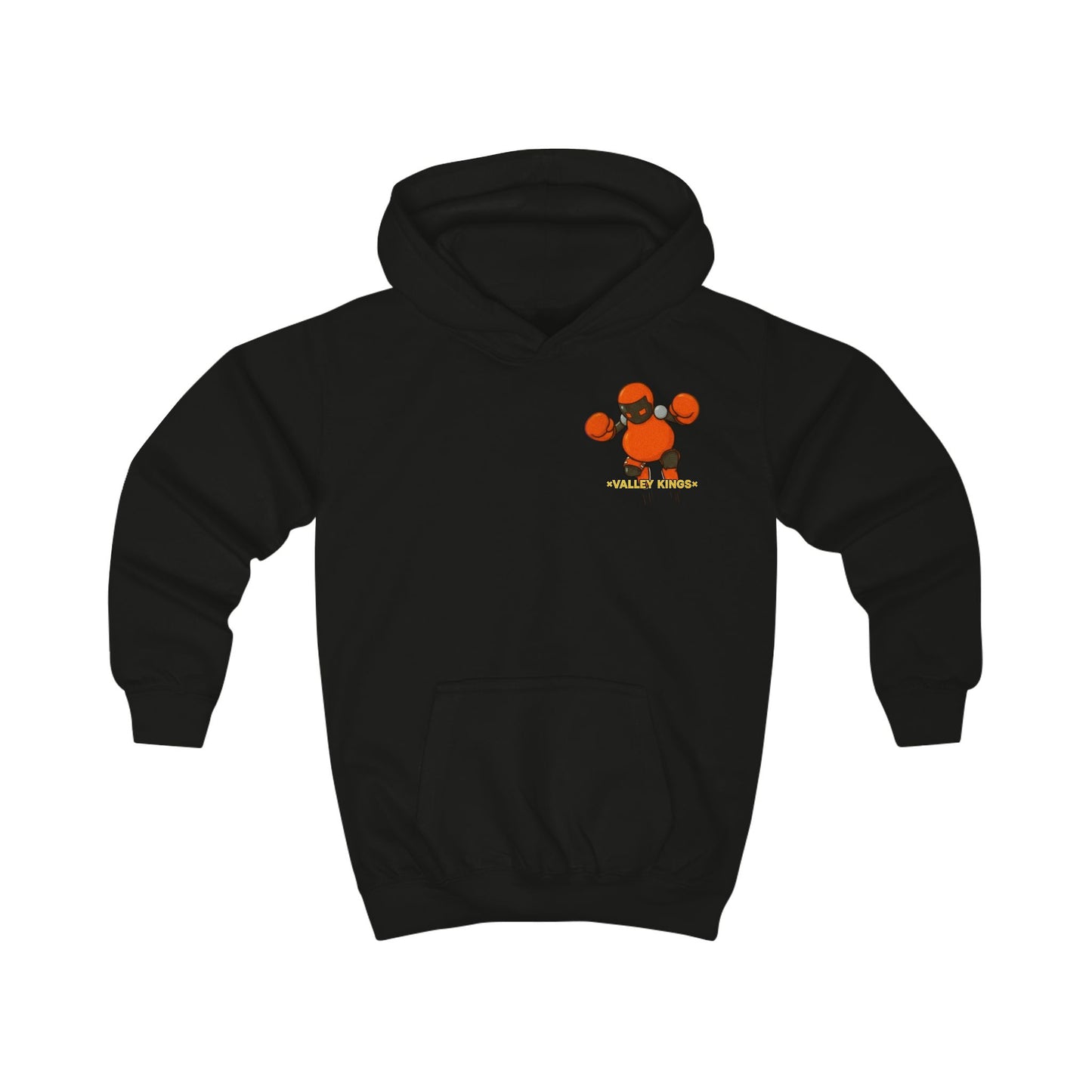 Kids Hoodie - Valleykings Fun Robot Character Design