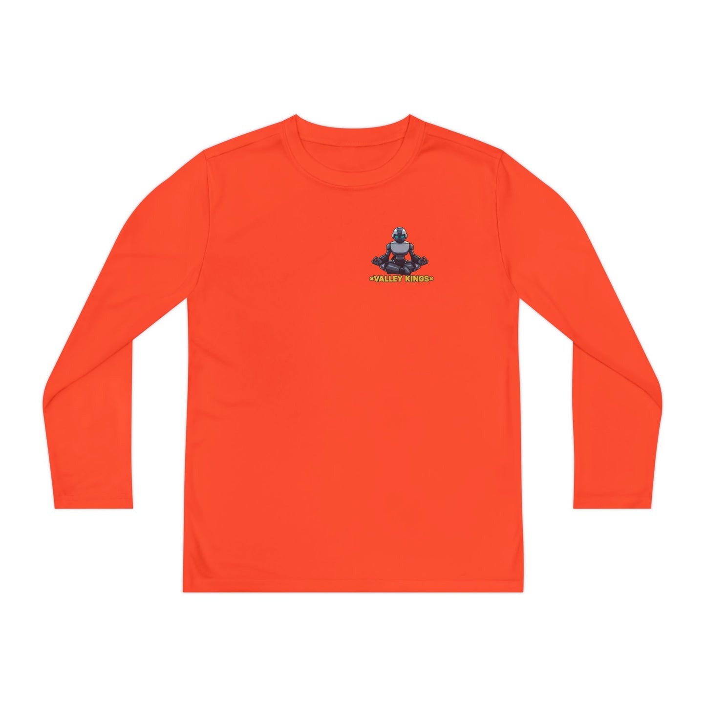 Long Sleeve Tee Robot Ninja Peaceful Meditate