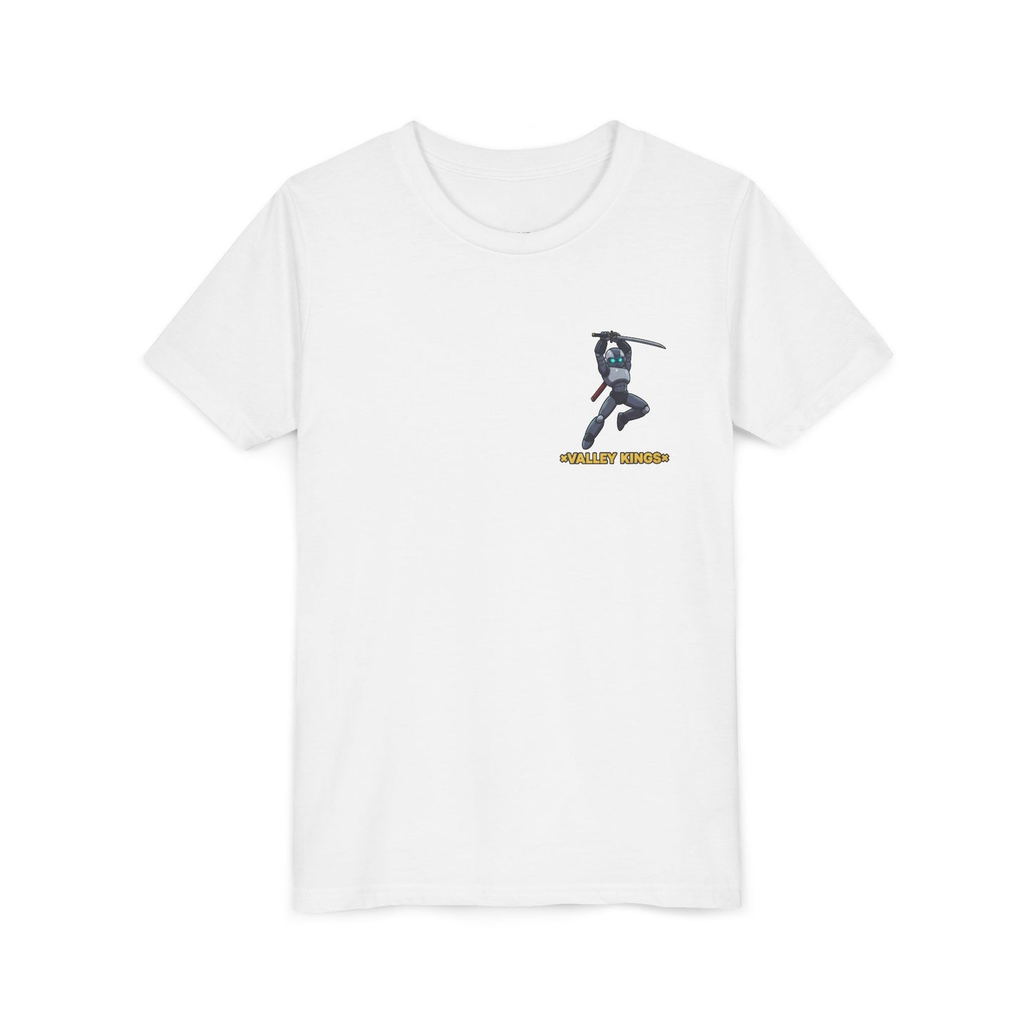 Youth Tee - Rakio 09 Robot Ninja Jumps in Action