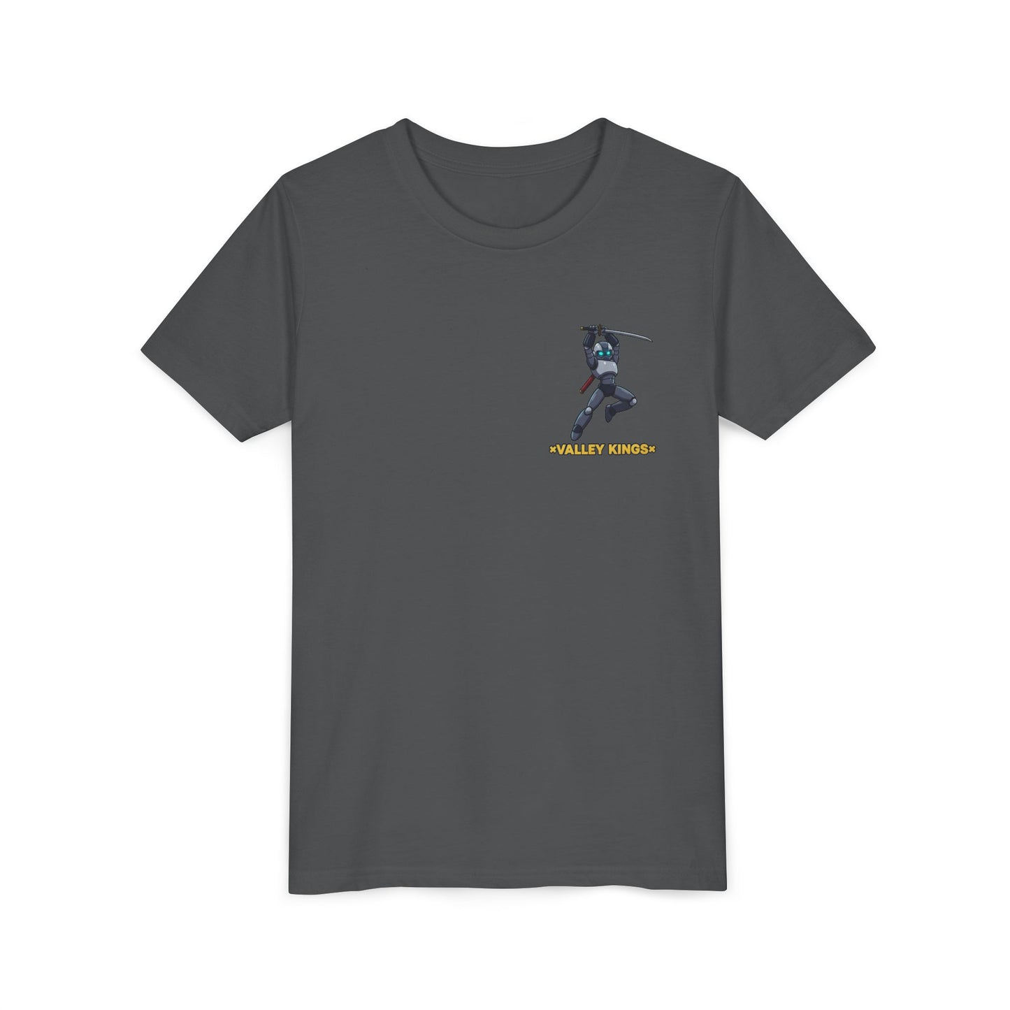 Youth Tee - Rakio 09 Robot Ninja Jumps in Action