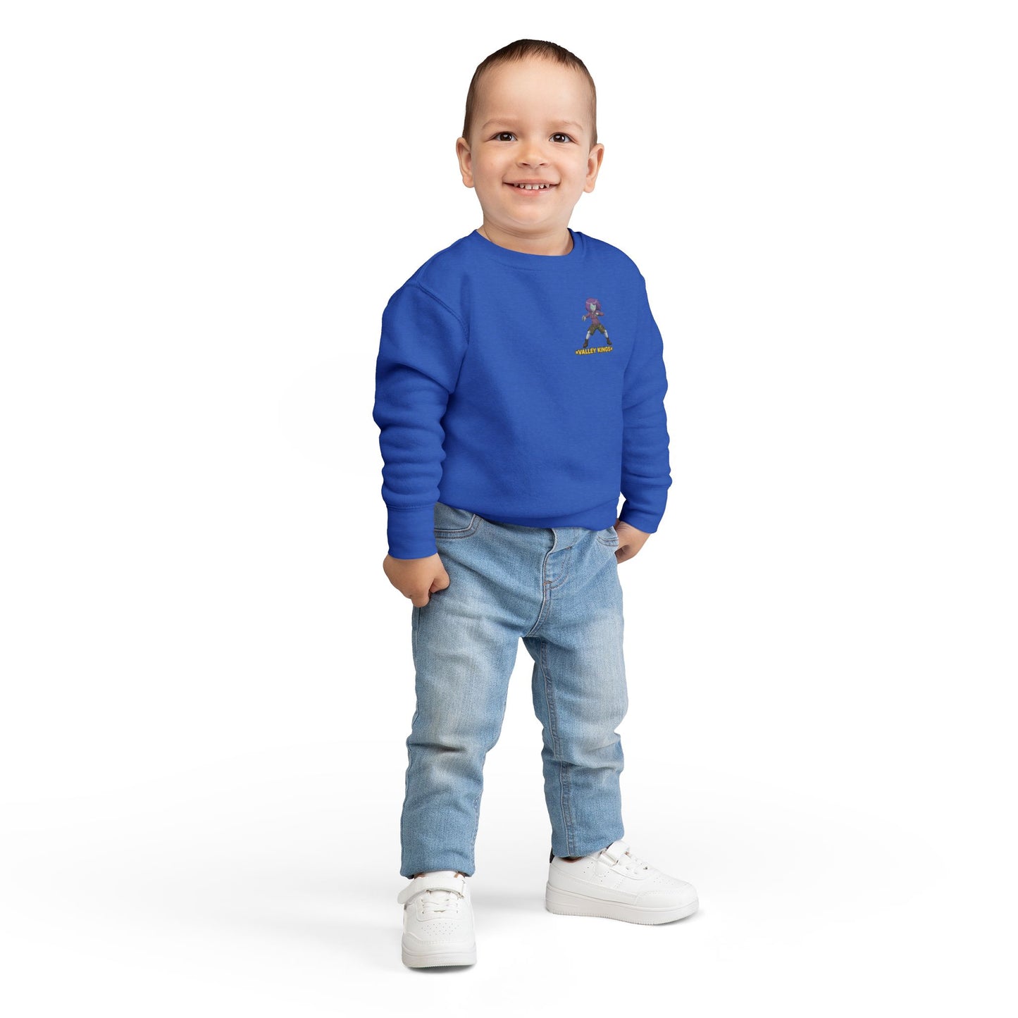 Toddler Sweatshirt - Brave Cygnus Robot Warrior Design