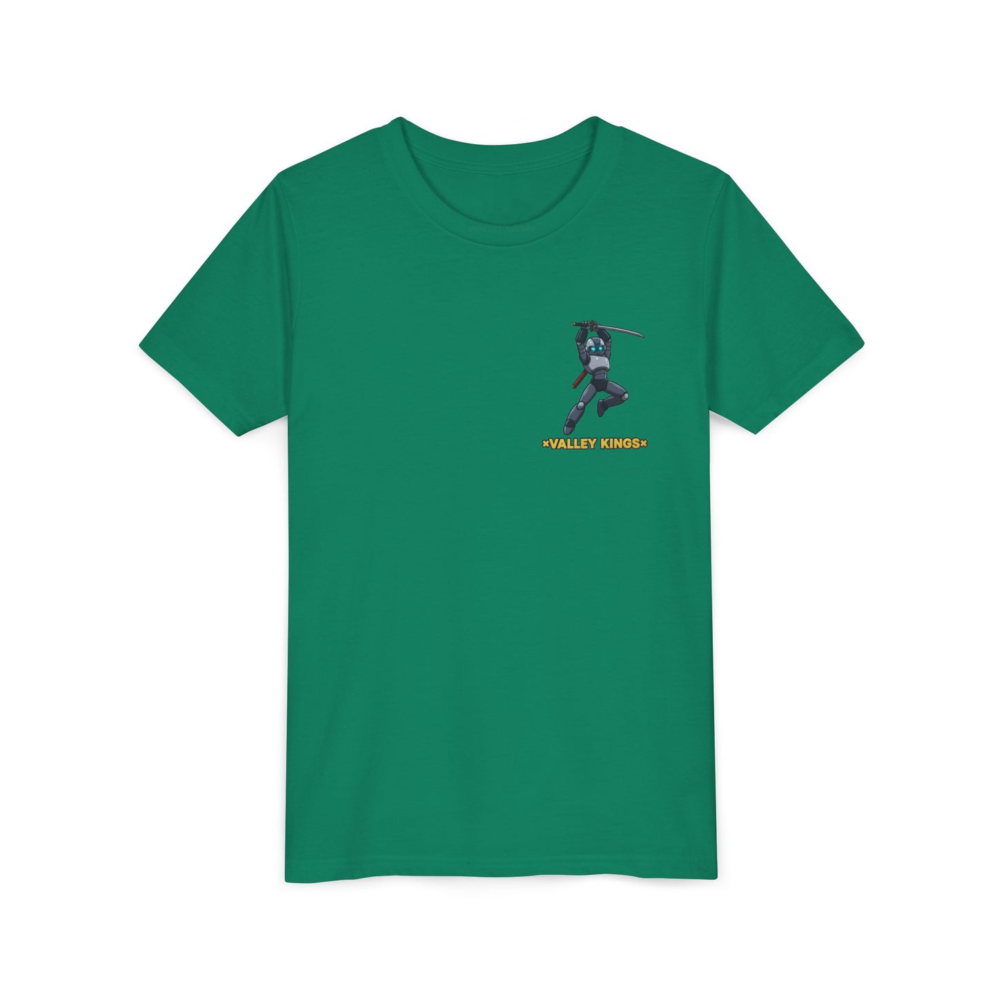 Youth Tee - Rakio 09 Robot Ninja Jumps in Action