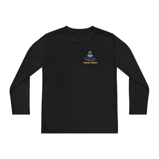 Long Sleeve Tee Robot Ninja Peaceful Meditate