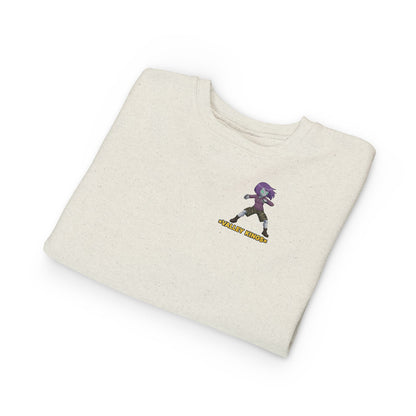 Toddler Sweatshirt - Brave Cygnus Robot Warrior Design