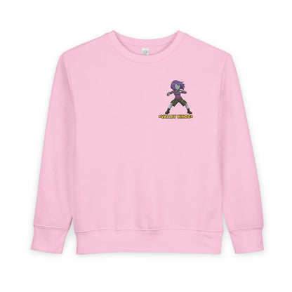 Toddler Sweatshirt - Brave Cygnus Robot Warrior Design