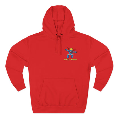 Fleece Hoodie - King Philoso Fun Courageous Robot Character Design