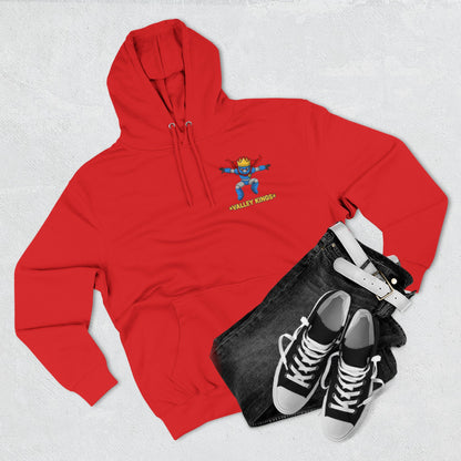 Fleece Hoodie - King Philoso Fun Courageous Robot Character Design