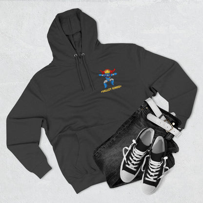 Fleece Hoodie - King Philoso Fun Courageous Robot Character Design