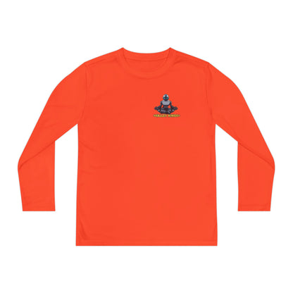 Long Sleeve Tee Robot Ninja Peaceful Meditate