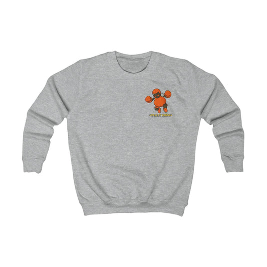 Kids Sweatshirt - Boxer Victor Fun Robot Character Print
